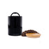 Airscape Coffee and Food Storage Canister – Ceramic Obsidian (black) 7”